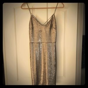 Topshop sequin dress